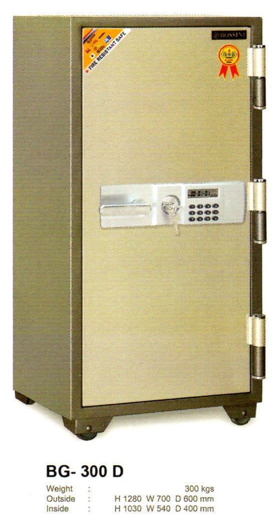 Brankas Fire Resistant Safe Bossini BG-300 D