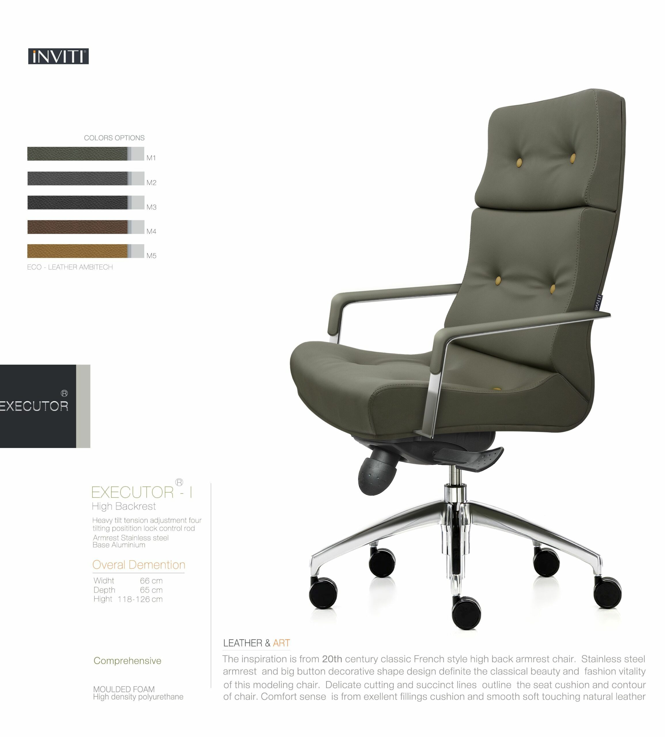 Kursi Kantor Inviti Executor - I