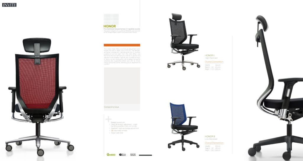 Kursi Kantor Inviti Honor Series