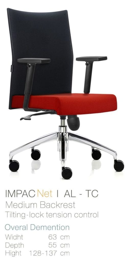 Kursi Kantor Inviti Impac Net 1 AL - TC