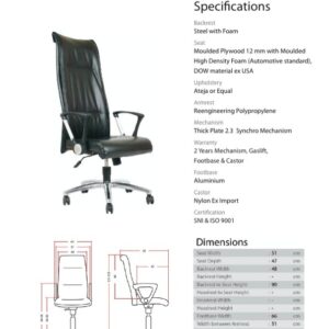 Kursi Kantor Chairman PC 9710 BA