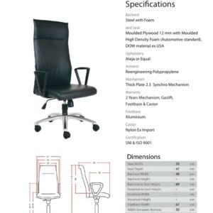 Kursi Kantor Chairman PC 9810 BA