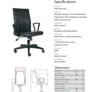 Kursi Kantor Chairman PC 9830 B