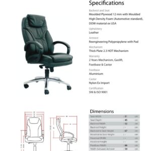 Kursi Kantor Chairman PC 9610 A