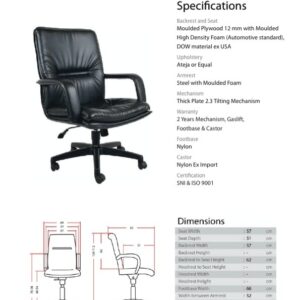 Kursi Kantor Chairman PC 9130 B