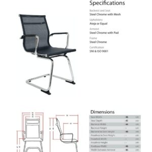 Kursi Kantor Chairman TS 0005