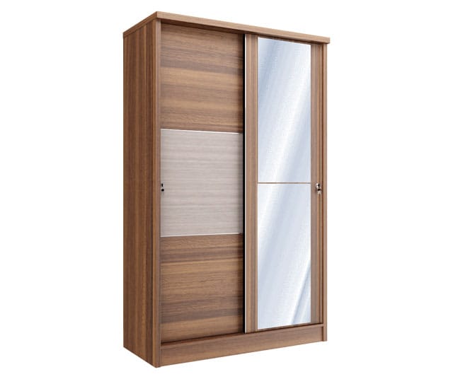 Lemari Pakaian Orbitrend 2 Pintu + Kaca Sliding AR 5121