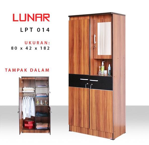 Lemari Pakaian Lunar LPT 014
