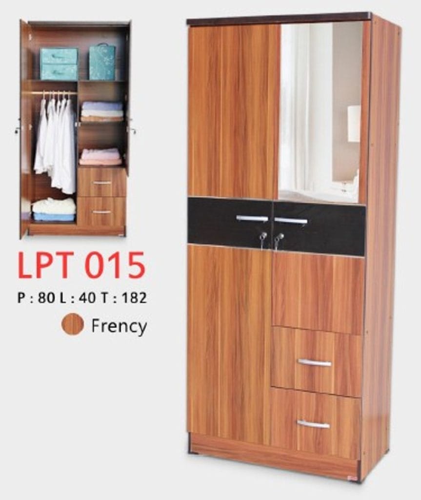 Lemari Pakaian Lunar LPT 015