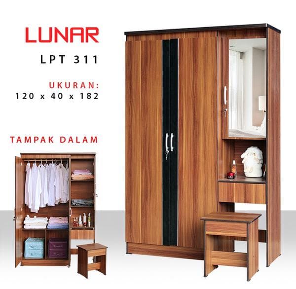 Lemari Pakaian Lunar LPT 311
