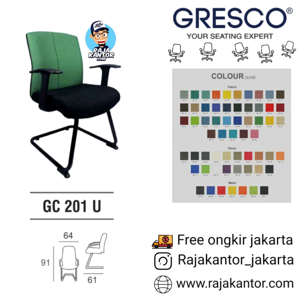 Kursi Hadap Gresco GC 201 U