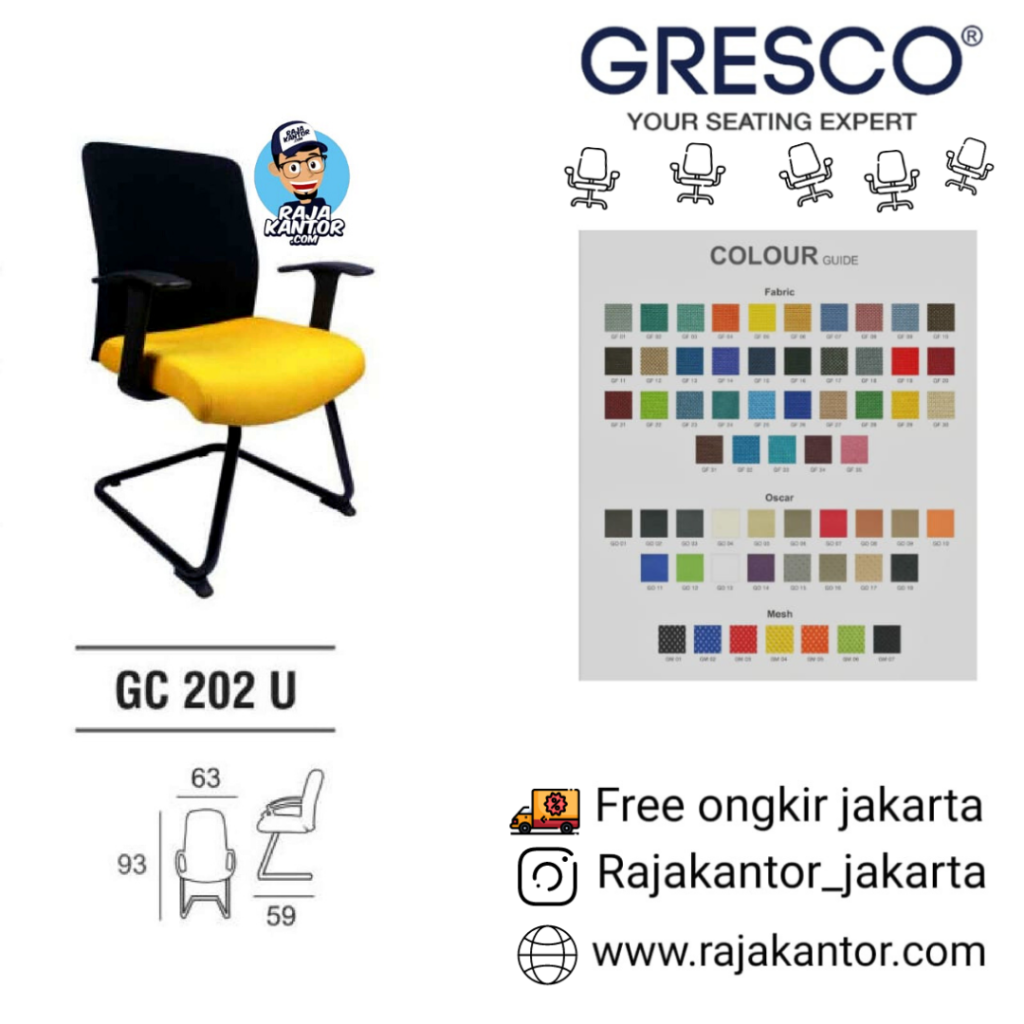 Kursi Hadap Gresco GC 202 U