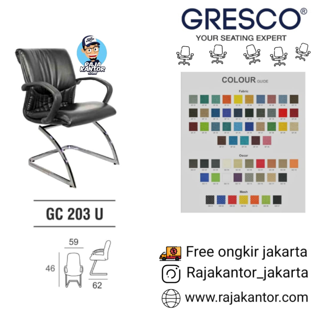 Kursi Hadap Gresco GC 203 U