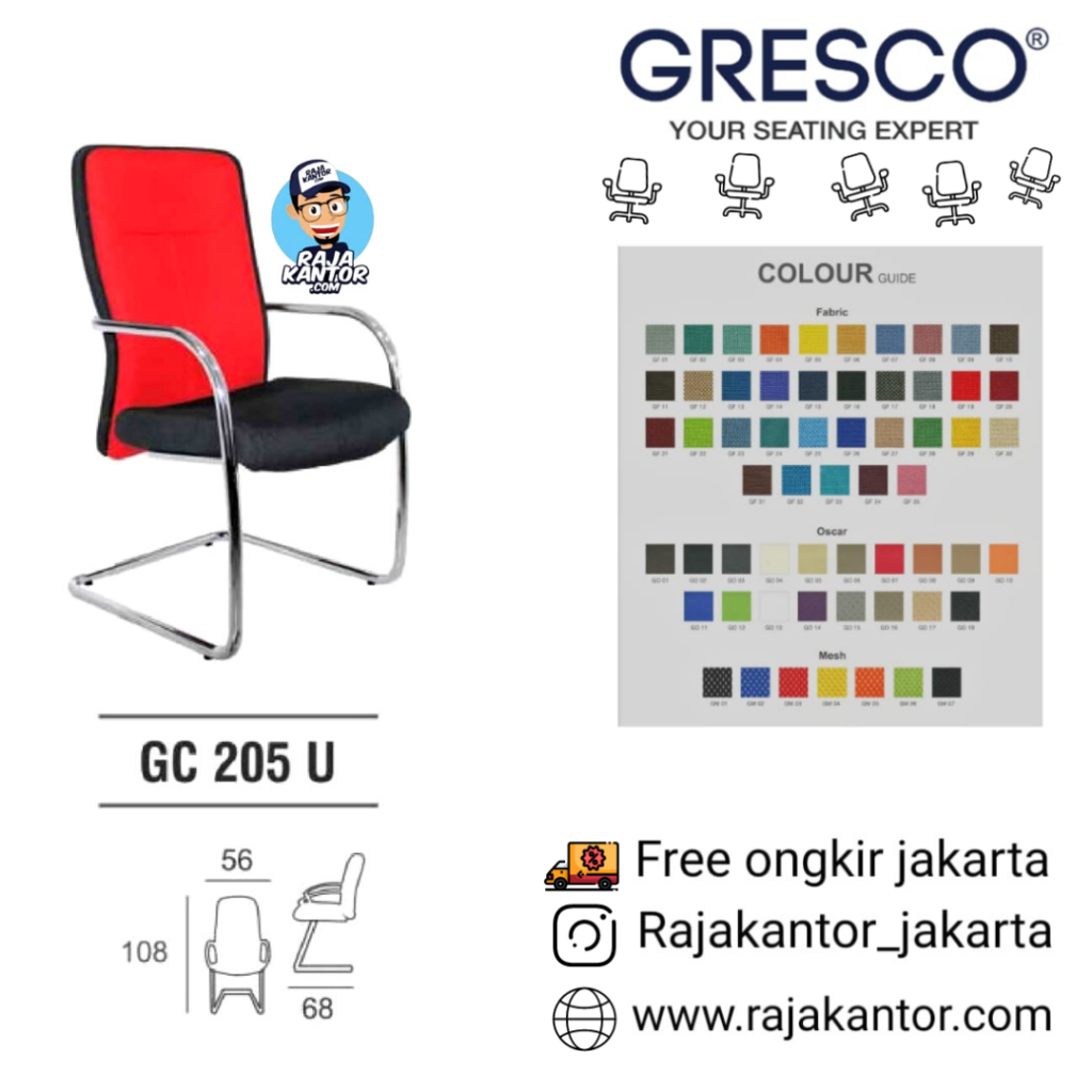 Kursi Hadap Gresco 205 U