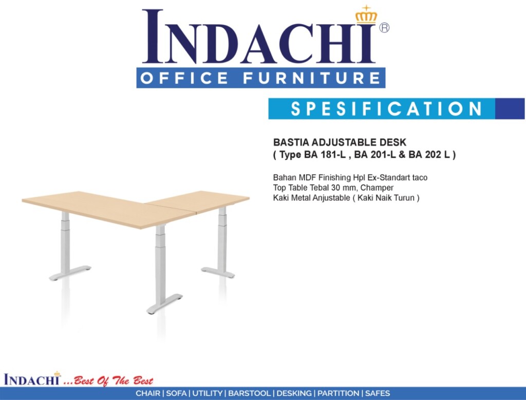 Meja Kantor Indachi BASTIA ADJUSTABLE