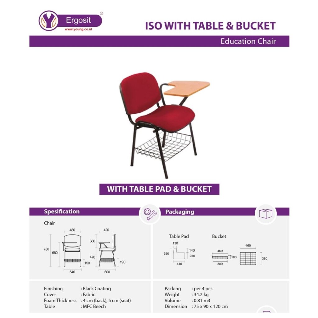 KURSI KULIAH ISO WTH TABLE & BUCKET