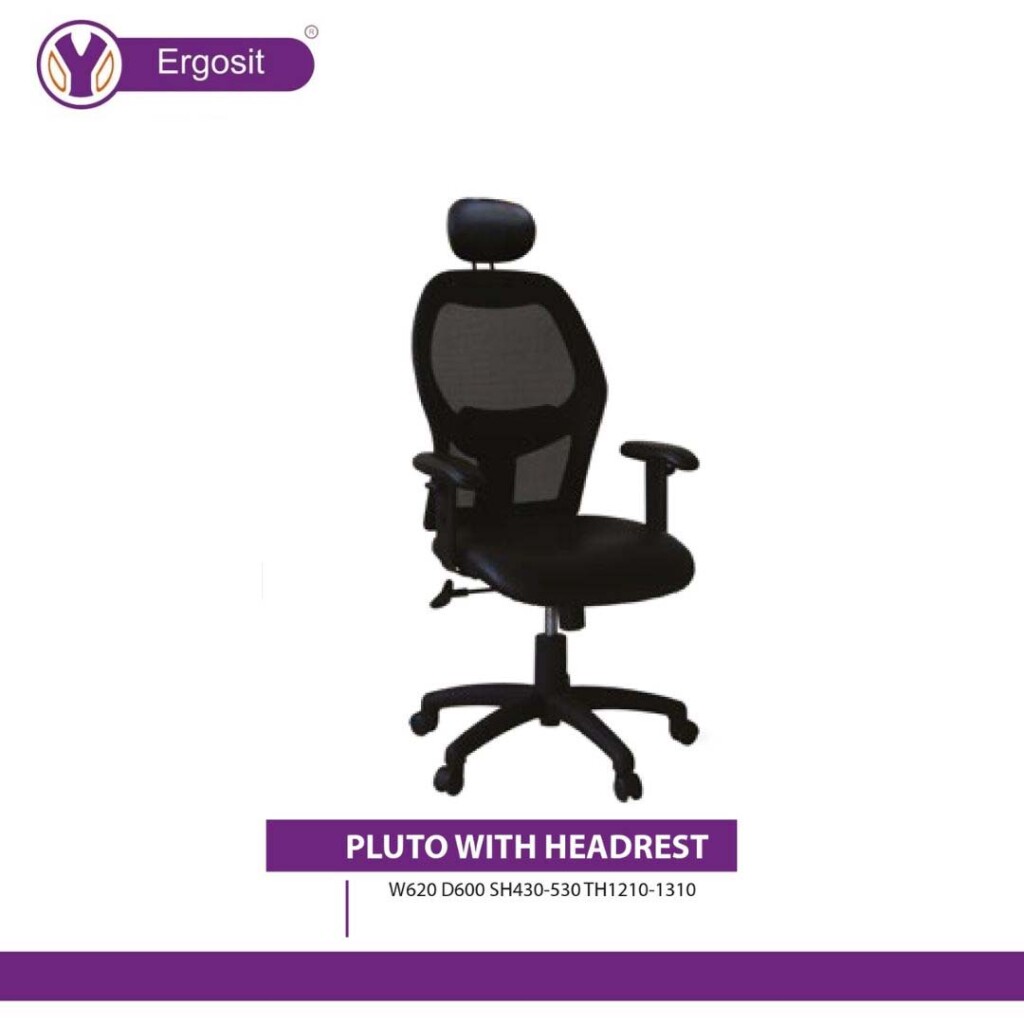 Kursi Kantor PLUTO WITH HEADREST