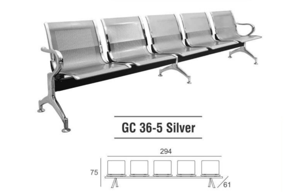KURSI TUNGGU GRESCO GC36-5