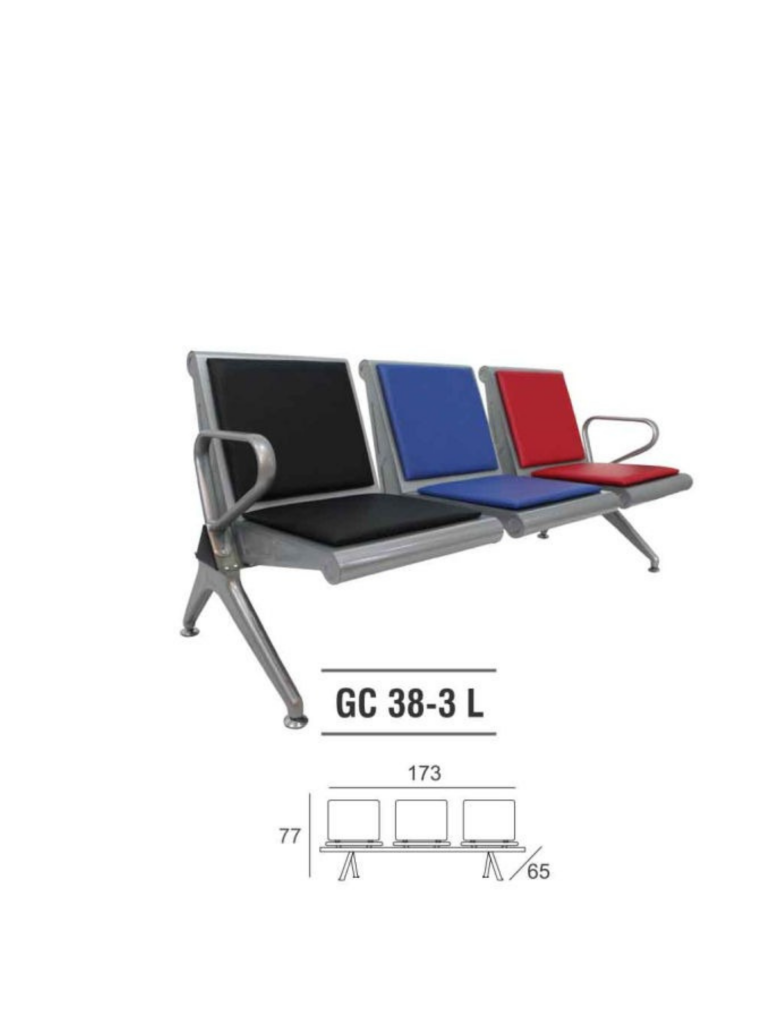 KURSI TUNGGU GRESCO GC38-3L